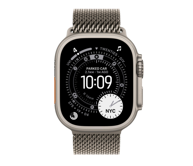 APPLE Watch Ultra 3 GPS + Cellular 49mm Naturalny/Bransoleta mediolańska - rozmiar M - 1362455 - zdjęcie 2